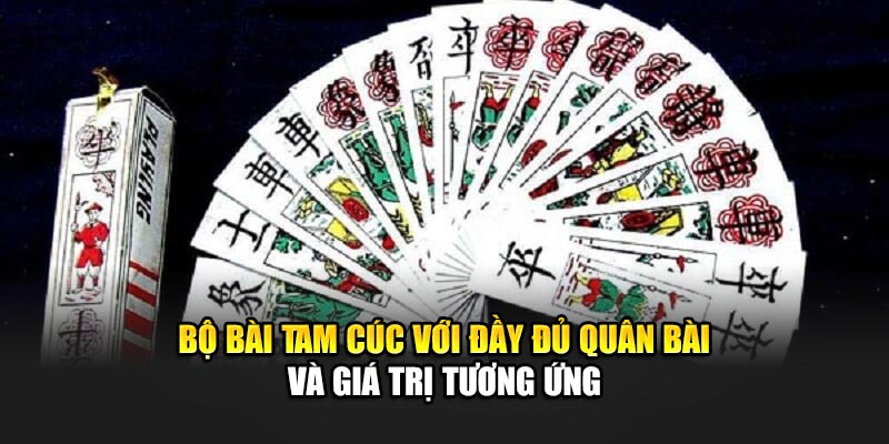 Trải Nghiệm Bài Tam Cúc Hấp Dẫn Tại Nhà Cái 188Bet Uy Tín 1 Bộ bài Tam Cúc với đầy đủ quân bài và giá trị tương ứng