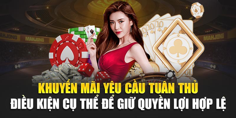 Khuyến Mãi Casino 188BET Tung Ưu Đãi Khủng Mỗi Tuần 3 Khuyến mãi yêu cầu tuân thủ điều kiện cụ thể để giữ quyền lợi hợp lệ